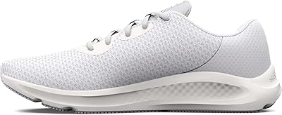 Baskets charged pursuit 3-wht ua pour hommes, (101) blanc/blanc/argent métallique