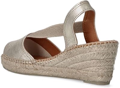 Espadrilles à talons larges élastiques en cuir ted-b pour femme, taille 38 eu