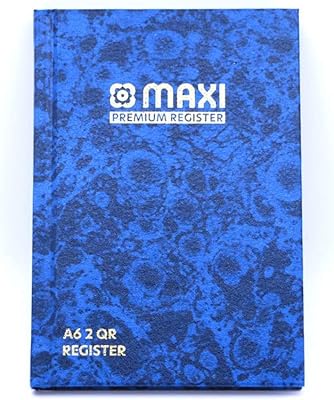 Maxi carnet de notes a6 2qr 60 g/m2 96 feuilles, adapté au bureau