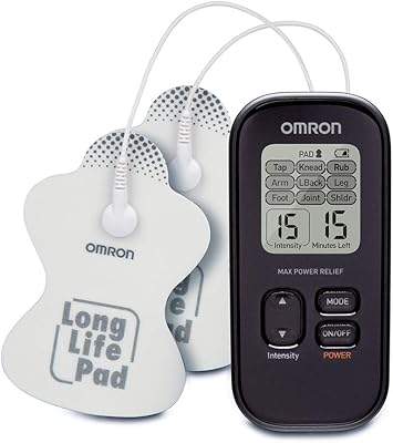 Stimulateur musculaire électrique omren max power relief thérapie de massage imitant le bas
