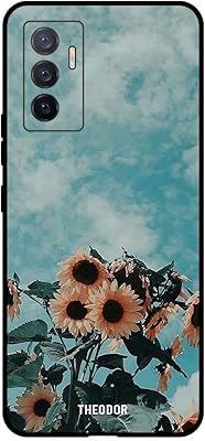 Housse de protection pour téléphone portable vivo v23e/v23e 5g avec motif tournesol
