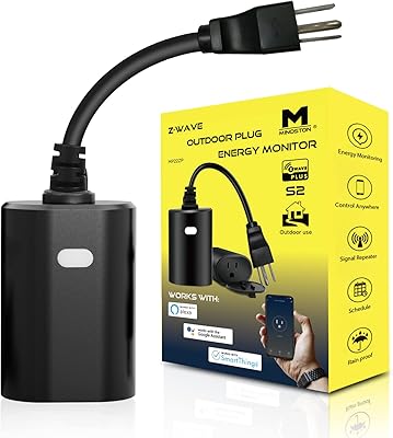 Prise externe ministon z wave avec surveillance de l'alimentation prolongateur de portée