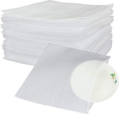 Sacs d'oreiller en mousse antistatique 50 pièces, fournitures d'emballage pour cartons d'expédition