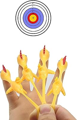 20 pièces summind lance-pierre en caoutchouc pour poulet jouet amusant et extensible