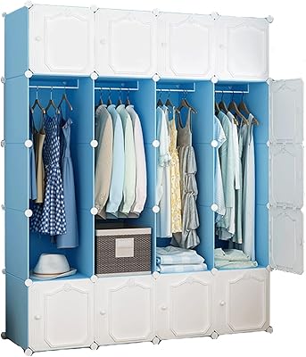 Placard portable, placard portable, armoire cube, boîte de rangement pour vêtements, garage, boîte