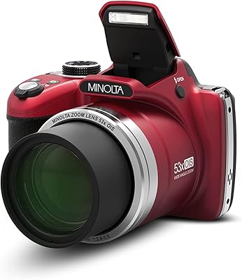 Appareil photo numérique minolta pro-shot hd 16 mp avec zoom optique 53x, vidéo