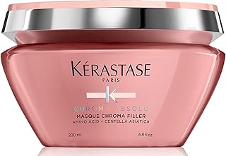 Keratase chroma absol masque capillaire anti-porosité, pour cheveux colorés, à l'acide lactique, chroma