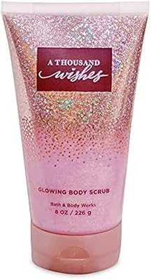 Bath & body works gommage corporel éclatant mille souhaits, 8 fl oz, 226