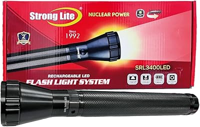 Lampe de poche led rechargeable stronglite aluminium de haute qualité longue