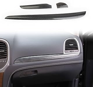 Couvercle de tableau de bord en fibre de carbone crossilk pour chrysler 300