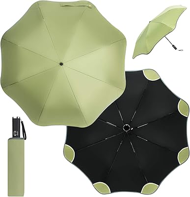 Parapluie pliant d'angle rond petits parapluies de voyage coupe-vent protection uv parapluie soleil