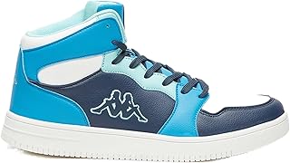 Baskets montantes à logo imprimé sho22ah013m pour hommes avec fermeture à lacets