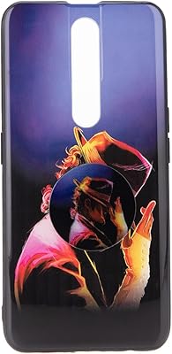 Coque muzz pop pour oppo f11 pro, motif imprimé couleur, protection des bords