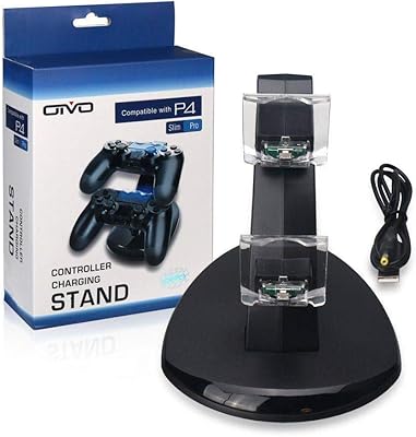 Support de chargement double usb aoivo pour playstation 4, chargeur de manette playstation