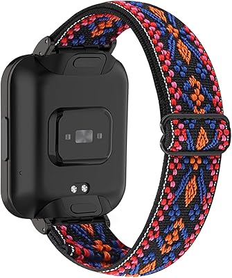 Bracelet de montre en caoutchouc nylon compatible avec xiaomi mi watch lite, bracelet