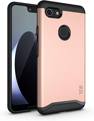 Coque google pixel 3 xl, todea [série merge] coque double couche fine