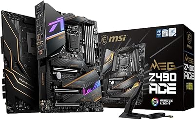 Carte mère de jeu msi mig z490 ace, atx, intel core 10e génération