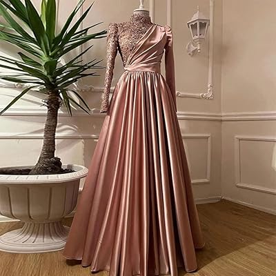 Xxxdxdp robes de soirée à manches longues pour femmes, robes de soirée formelles