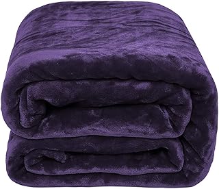 Couverture en flanelle polaire king size (200x220) toutes saisons couverture douce et soyeuse