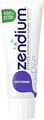 Dentifrice blanchissant doux zendium 75 ml - contient des enzymes et des protéines antibactériennes naturelles - protection naturelle - restaure la blancheur naturelle des dents - sans sls et sans triclosan. Diaytar : Vivez l'expérience du shopping malin