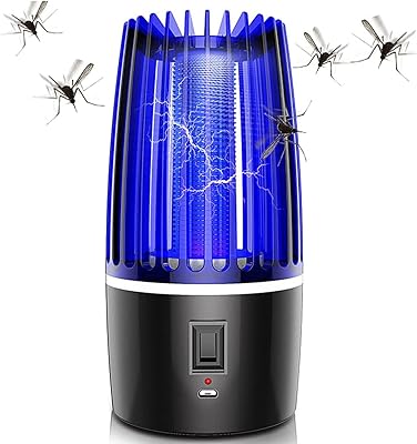 Tueur de moustiques portable en mousse anti-moustiques pour intérieur et extérieur, veilleuse rechargeable
