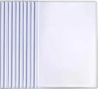 Dossier en plastique paquet de 10 format a4 couvertures transparentes pour auto-rapports