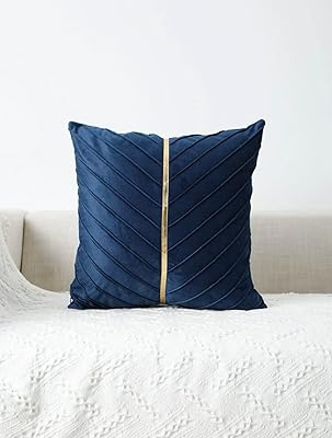 Housse de coussin en velours métallisé pintac taie d'oreiller de luxe pour chambre