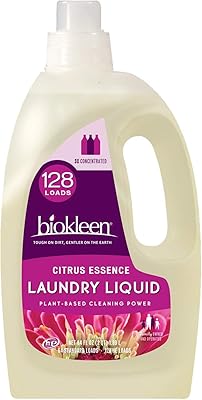Détergent à lessive liquide bioclean parfum d'agrumes (189 l)