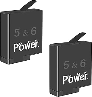 Power ahdbt-501 (1350mah) lot de 2 batteries compatibles avec hero