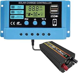 Contrôleur de charge solaire pwm | contrôleur de charge solaire avec écran lcd