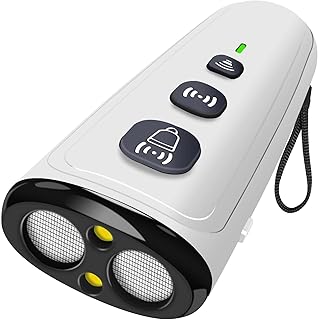 Appareil de dressage à ultrasons pour chiens szeshineco, répulsif pour chiens, dispositif de dissuasion des aboiements pour chiens, correcteur de comportement de chien rechargeable de 16,5 pieds, plus efficace que le collier anti-aboiement ou la boîte à aboiements. Diaytar Sénégal : Des produits pour toute la famille à prix cassés