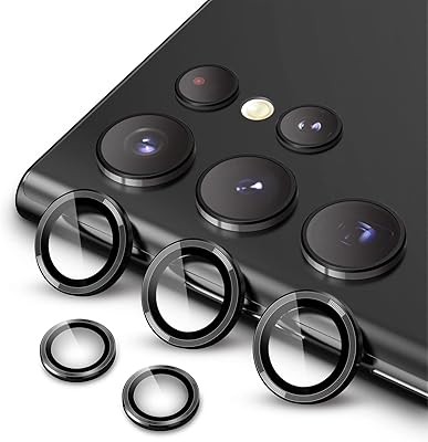 Jetech protecteur d'objectif d'appareil photo pour samsung galaxy s22 ultra 5g