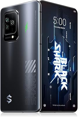 Téléphone portable de jeu black shark, 5 téléphones android, 12 go + 256