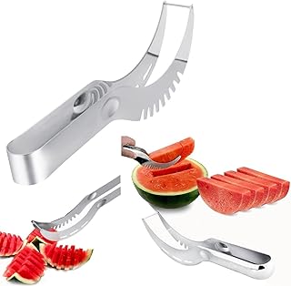 Trancheuse à pastèque, couteau à pastèque en acier inoxydable, outil de cuisine intelligent