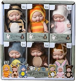 Poupée de simulation de sommeil melaike 6 pièces, cadeau pour filles, poupée princesse