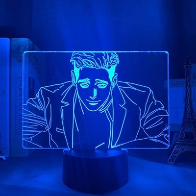 Lampe d'illusion acrylique 3d anime pour la décoration de la chambre à coucher