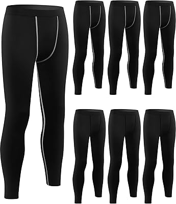 6 pièces pantalons de compression d'entraînement pour hommes collants de course pour hommes