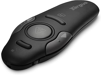 Pointeur laser sans fil de présentation professionnelle targus avec contrôle simple, connexion bluetooth