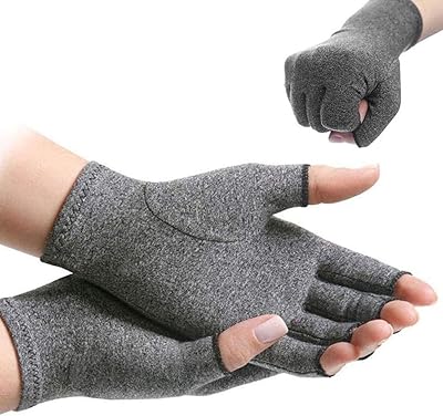 Gants anti-arthrite, gants électriques sans doigts pour l'arthrite fournissent chaleur et compression