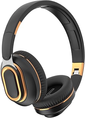 Casque supra-auriculaire bluetooth sans fil duek, casque hi-fi stéréo sans fil pliable