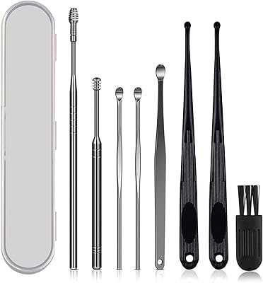 Kit de retrait de cérumen sunmi, nettoyage des oreilles, brosse de nettoyage