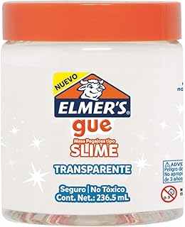 Elmer's gue pre made slime, glassy clear slime, idéal pour mélanger des ajouts