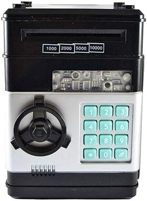 Une tirelire électronique pour enfants pour ranger pièces et billets (noir)