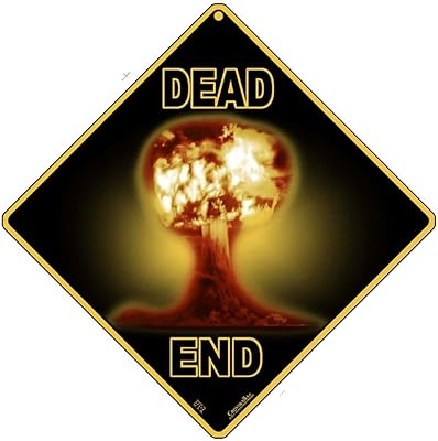 Panneau en aluminium crosswalks atomic dead end 12\" x 12\" (x132)