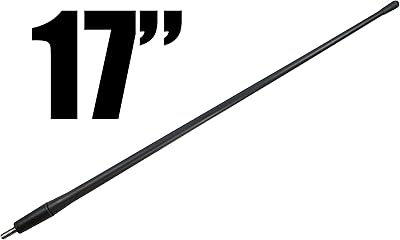 Votex - accessoires d'antenne en caoutchouc flexible tout terrain 17" - noyau intérieur en acier à ressort - cordes en acier inoxydable. Diaytar : Des prix mini pour un service maxi