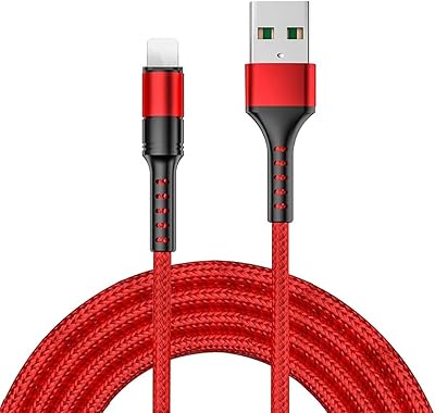 Câble de charge rapide en nylon adagasi pour iphone 6 7 8 x