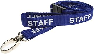 Support pour badge d'identité à clip en métal customcard ltd® - bleu