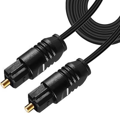 Câble optique numérique, câble audio en métal de 1 mètre, smart tv playstation