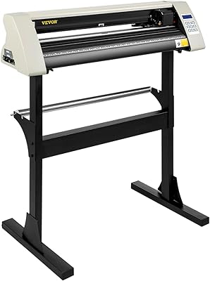 Qevgxpo découpeur de vinyle 28", imprimante vinyle à puissance et vitesse réglables, kit