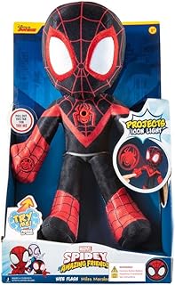Jouet en peluche in friends spidey flash web, 9 pouces - miles morales